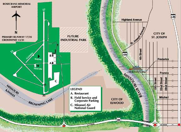 Rosecrans Airport Map