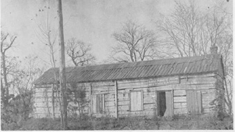 Robidoux stone one story building