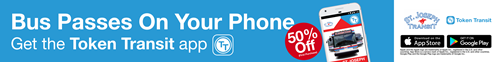 Bus passes on your phone get the token transit app