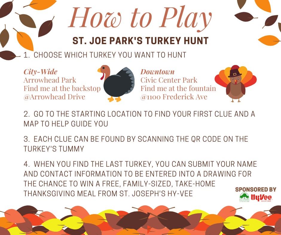 Instructions Turkey Hunt